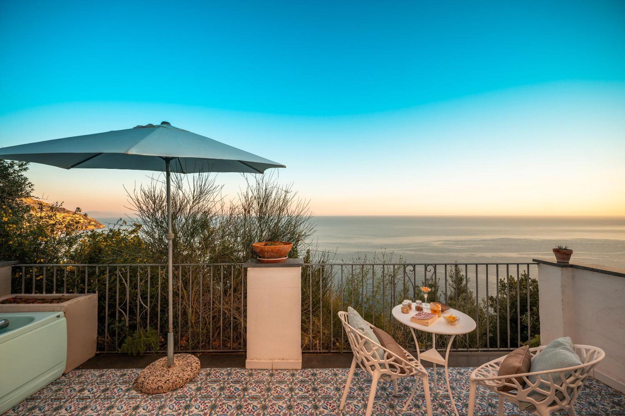 Villa Punta del Sole Positano Exterior foto